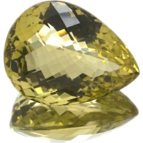 31,80ct. Lemon Quartz Pear Cut