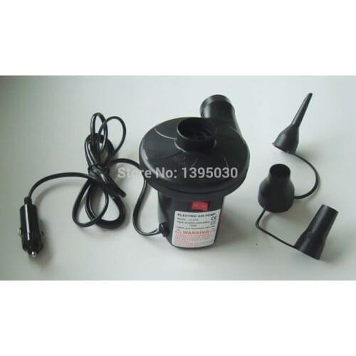 6pcs/Lot Cheap 12V DC Electric Air Pump For Airbed Car Boat Toy Inflator Deflator 15310