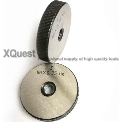 6G Metric thread ring gauge M6 M6X1 M6X0.75 M6X0.5 T Z Fine screw thread ring gage 6X1 6X0.75 6X0.5 6X1mm 6X0.75mm 6x0.5mm