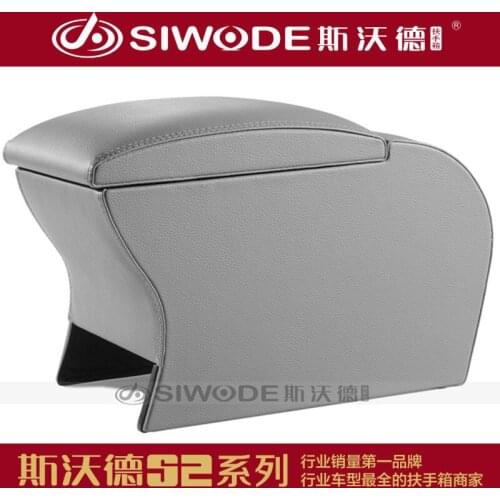 Free Punch Center Armrest for BYD F3R Box Hand Box Wooden Leather Material