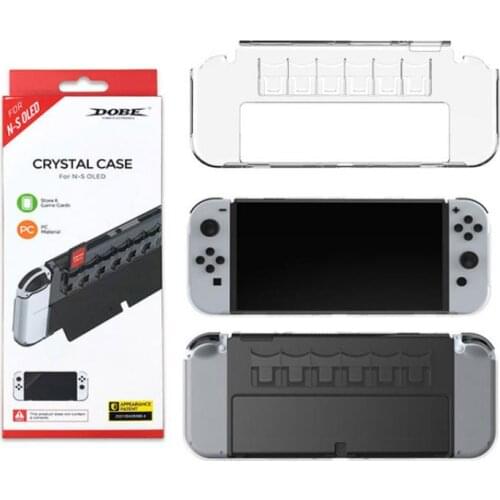 Game Host Cover All-In-One Protective Shell for Switch Oled Host The Host Can Store Game Cards Pc Protective Shell