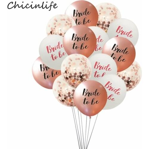 Chicinlife Bride to be Balloons Bachelorette Party Decoration Bridal Shower Supplies Miss to Mrs Wedding Decoration
