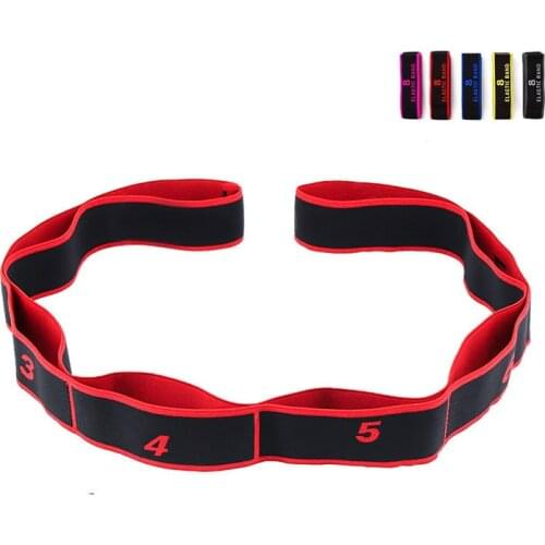 Latin Dance Elastic Stretch Belt Exercise Pull Strap Yoga Fitness Resistance Band For Kids Unisex Ballet Pilates Stretching Band