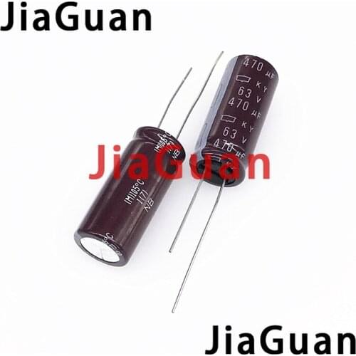 20pcs NEW CHEMI-CON NIPPON KY 63V470UF 12.5x30MM electrolytic Capacitor 470UF 63V NCC ky 63v 470uf