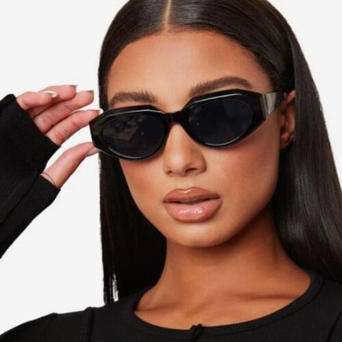 Fashion Cat Eye Womens Sunglasses Vintage Small Black 2021 Trend Female Sun Glasses Luxury Designer Shades For Women UV400