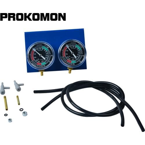 Motorcycle Carb Vacuum Gauge 2 Carburetor Synchronizer Tool Cylinder Synchronization Balancer Gauge Kit