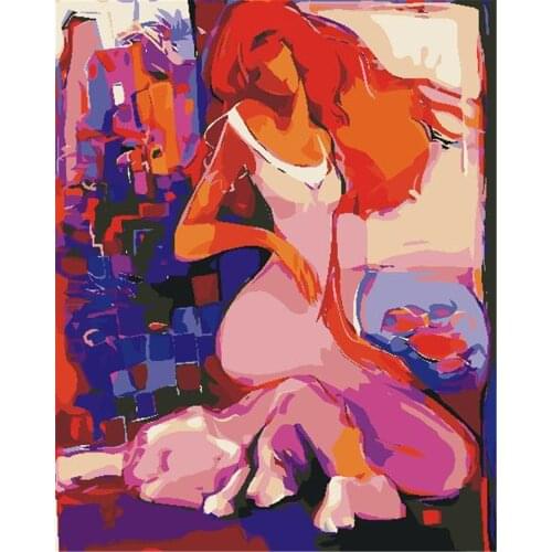 Perihelion Love Diy Painting By Numbers No Frame Coloring Picture By Number Abstract Impression Art Pictures With Colors