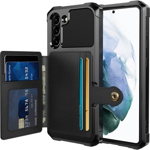 Anti-Knock Magnetic Wallet Case for Samsung Galaxy S21 FE S20 Ultra A52 A72 A12 5G Note 20 Best Protection Phone Bag Cover