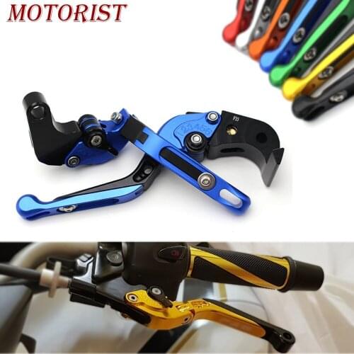 Motorist High Quality Motorcycle Adjustable Folding Extendable Brake Clutch Lever For BMW G650GS Sertao G650 GS with logo