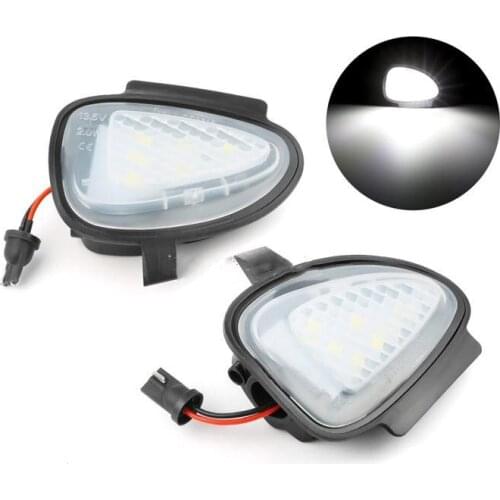 RQXR Car Rear View Mirror Lights Turn Signal Lamps for Volkswagen Golf GTI R20 6th Passat Tiguan