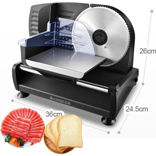 Meat Slicer Machine Electric Deli & Food Slicer Cuts Meat Cheese Bread Fruit & Vegetable Adjustable Thickness Sausage ham Slicer