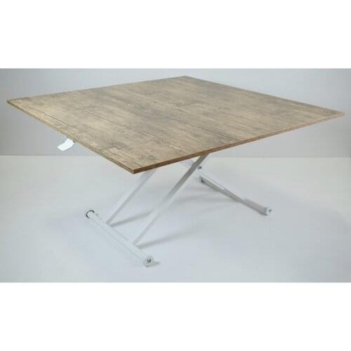 Modern Intelligent Coffee table Top table Mdf Antiklayt Bright Bottom Mechanism White Color coffe table
