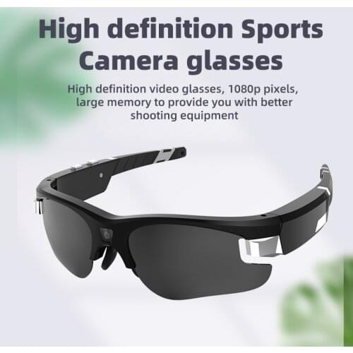 New HD 1080P Camera Smart Glasses Polarized Lens Sunglasses Camera Action Sport Video Camera Glasses support 128G memory card