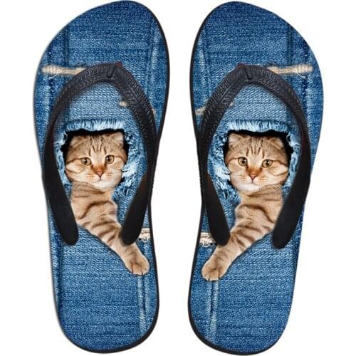 WHEREISART Men's Flip Flops