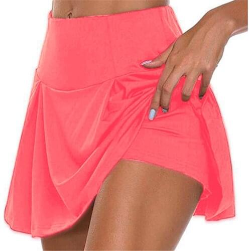 Golf Sport Gym Running Shorts Skirt Women Workout Volleyball High Waist Tennis Skirt Drop Athletisch Yoga Fitness Short Skirt