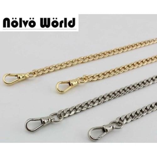 1pc 4 Colors 9mm Width 60-130cm Repair Bags Purses Chain Strap,Replacement Ladies Hand bag long Chain