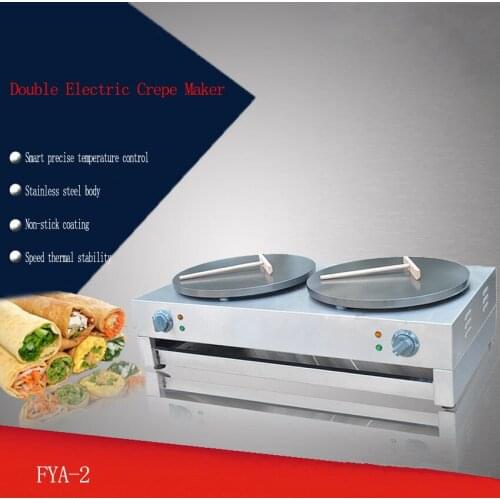 1PC Electric pancake machine Commercial Scones Making Machine non-stick pancake machine Crepe machine/ Pancakes grill