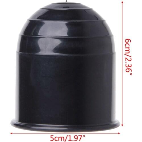 50LC Universal 50MM Auto Tow Bar Ball Cover Cap Hitch Caravan Trailer Towball Protect