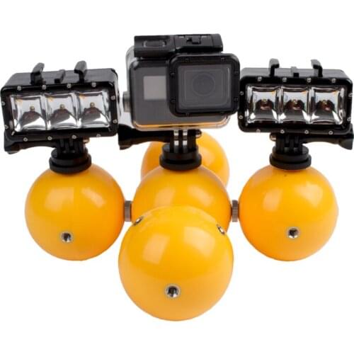 Gopro Accessories Multi-function Buoyancy Ball Water Photography Anti-setting Ball Set For Gopro Hero6 5 4 3 Xiaomi yi 2 4k