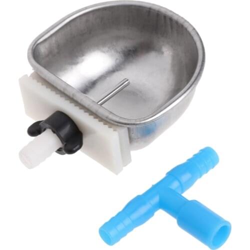 Rabbit Automatic Drinker Water Feeder Fix Bowl Stainless Steel T Joint Equipment