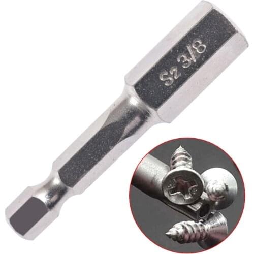 B2QB 12pcs/Set Screwdriver Drill Magnetic Torx Flat Head Screw Driver Bits Magnetic Drill Bit Set Hex Shank Quick-Change