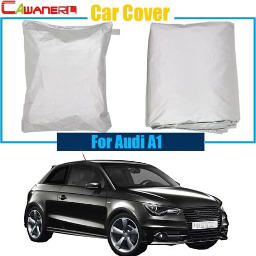 Cawanerl Car Cover Sun Shade Sun Rain Snow Resistant Cover Anti UV Car-Cover For Audi A1 High Quality