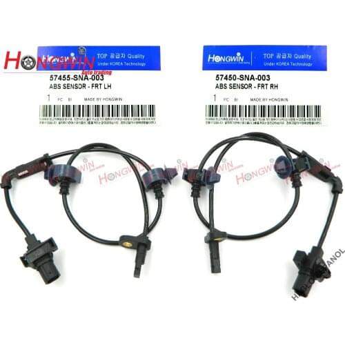 57455SNA003 / 57450SNA003 ABS Wheel Speed Sensor Front Left Right Fits Honda Civic 06-11 57455 SNA003 / 57450 SNA003 , 5S7547