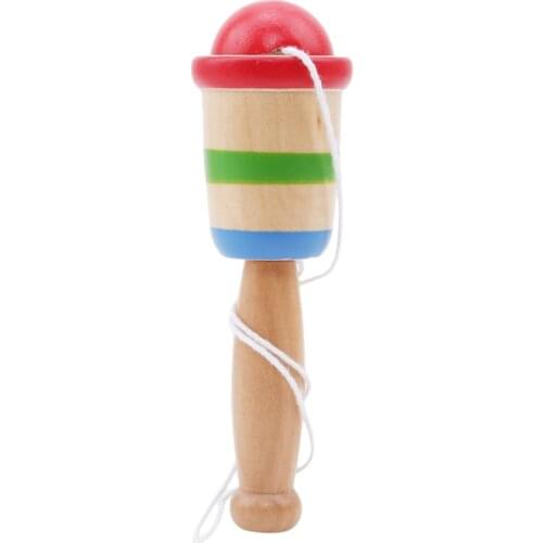 2020 Kids Anti Stress Safe Simple Wooden Bilboquet Cup and Ball Preschool Educational Toys for Children Outdoor Funny Games