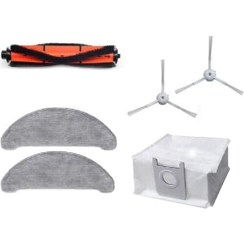 For Roidmi Eve Plus Cleaning Sweeper, Hepa Filter, Main Brush,Side Brush, Dust Bag, Disposable Mop, Accessories