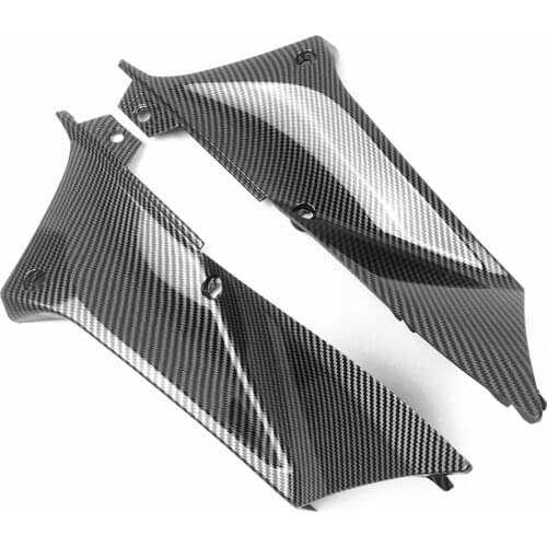 For YAMAHA YZF-R1 R1 2002 2003 Upper Front Dash Air Duct Panel Trim Cowl Fairing Carbon Fiber Pattern
