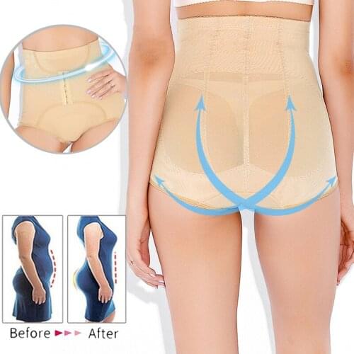 Women Waist Trainer Body Shaper Butt Lifter High Waist Control Panties Shapewear Tummy Shaper Girdle Slimming Underwear