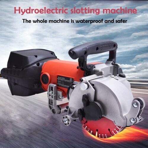 Electric concrete waterproof slotting machine building hydropower engineering decorating tools wall cutting machine