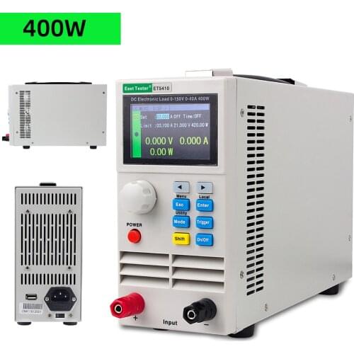 ET5410 Load Professional Programmable Adjustable DC Electrical Load Digital Control DC Load Electronic Battery Tester Load 400W
