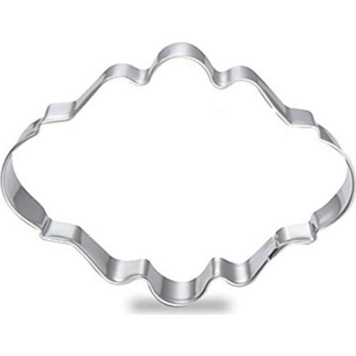 European Palace Pattern Style Cookie Cutter Stainless Steel Dessert Tools Moulds Metal Bakeware Kitchen Supplies Baking Fondant