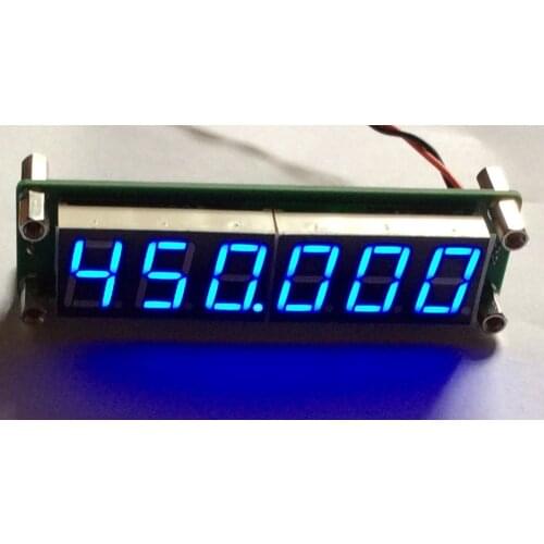 Blue color 1MHz~1GHz 6 led RF Signal Frequency Counter Cymometer Tester