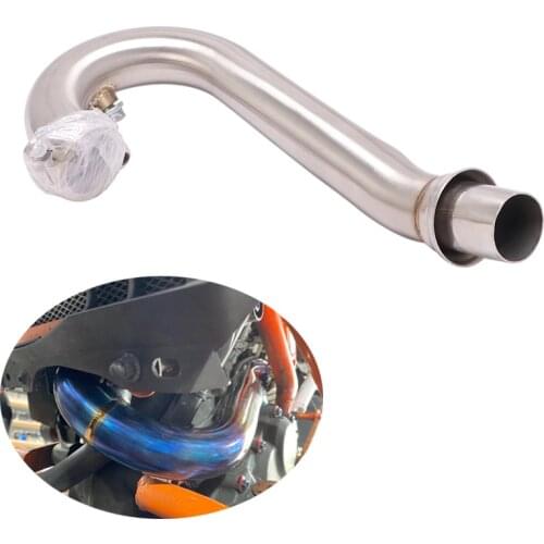 Stainless Steel Header Collector Motorcycle Exhaust Pipe Reserve Catalyst Modified for Duke 390 125 200 250 390 RC390 2017-2020