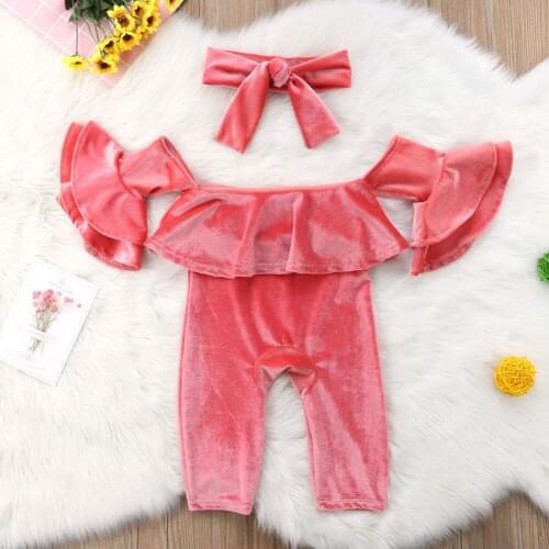 2PCS New Infant Clothing Baby Girl Clothes Autumn Spring Newborn Baby Rompers For Baby Jumpsuit Overalls Easter Costume 0-5 Year