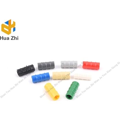 10PCS 6538 Axle Connector Ridged [with x Hole]Building Blocks Parts MOC DIY Education Build Toys Brick