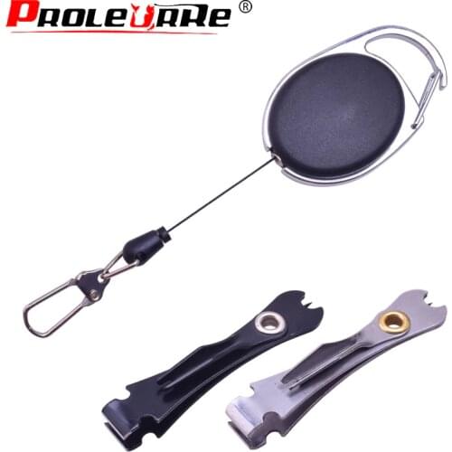 Fly Fishing Line Portable Retractable Pull Buckle Scissors Cutter Multifunctional Tie Fast Knot Tying Tool Hooks Tools Nipper