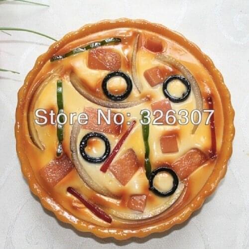 Customize artificial food model pizza high artificial food pizza model Simulation 6 inch dish pizza samples show high simulation