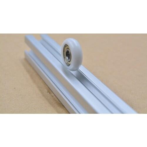 Reprap Kossel 3D printer nylon wheel with 625ZZ bearing Delrin R Type V wheel Size 5 x 21.5 x 7mm