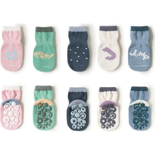 0-3T Newborn Kid Baby Socks Cute Sweet Cotton New born Accessories Stretch Non-slip Baby Socks Home walk shoes