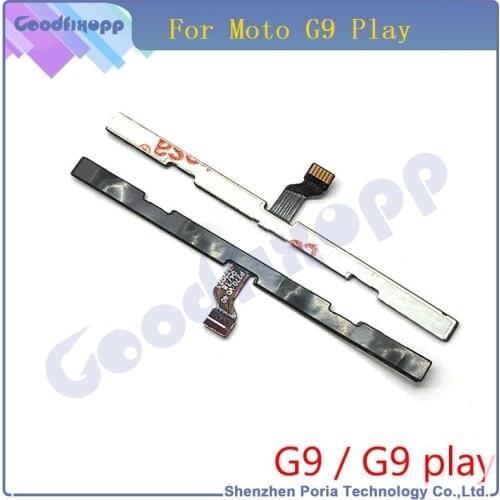New Power On Off Volume Button Flex Cable For Motorola Moto G9 Play