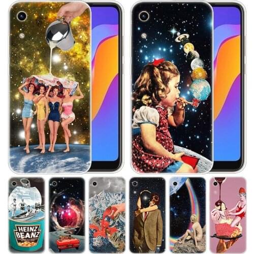 Luxury Silicone Case Trippy Art aesthetic for Huawei Honor 9X 8A 7A 20 Pro 7X 8X 7S 8S 8 9 10 Lite View 20 20i 10i Play Fashion