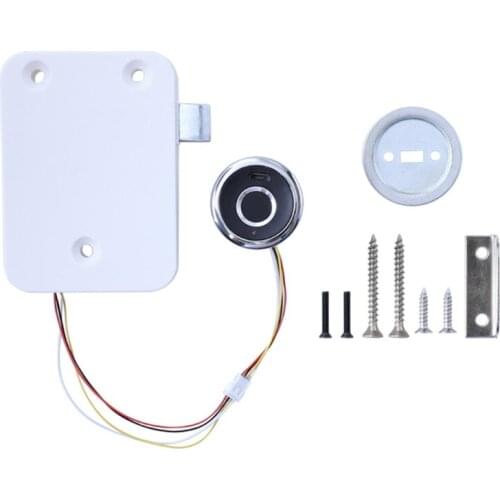 Fingerprint Drawer Lock Smart Biometric Cabinet Lock Anti-theft Electronic Cabinet Door Locks for Home and Office