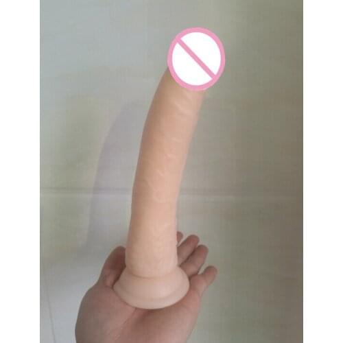 Waterproof soft 21 cm long big flesh dildo Dongs strong suction cup realistic penis,Sex Toys for woman sex products