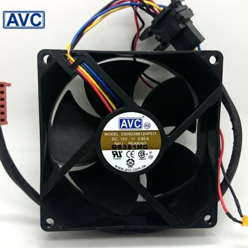 1pcs DS09238B12HP011 9238 90mm 12V 0.90A BALL Bearing cooling fan