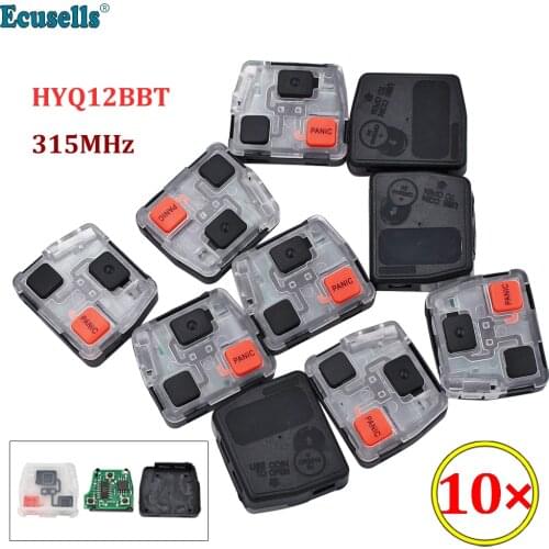 10Pcs/Lot 3 Button ASK 315MHz Remote Key Board with Pcb for Toyota FJ Cruiser Land Cruiser 2003-2009 FCC ID: HYQ12BBT