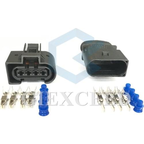 2 Sets 4 Pin 9441491/2E0 905 KT 699296/A699297 Female Male Automotive Ignition Coils Plug Auto Connector For BMW MIN Smart Benz