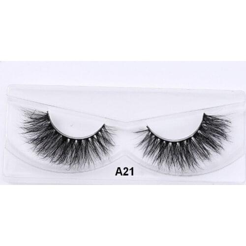 3D Mink Eyelashes Upper Real Mink Lashes Soft Natural False Eyelashes 1 pair Handmade Fake Eye Lashes Extension